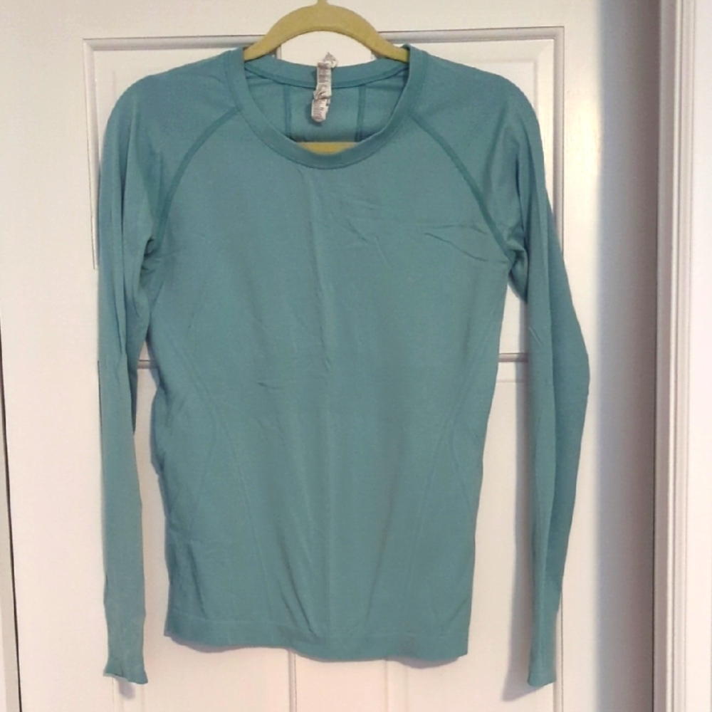 Athleta Teal Long Sleeve Top